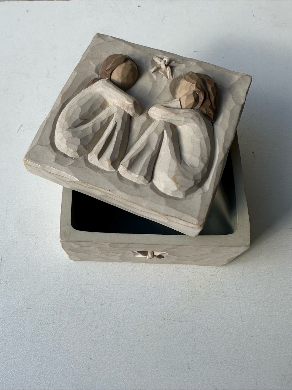 Willow Tree Forever True Forever Friends Keepsake Trinket Box Demdaco 2003